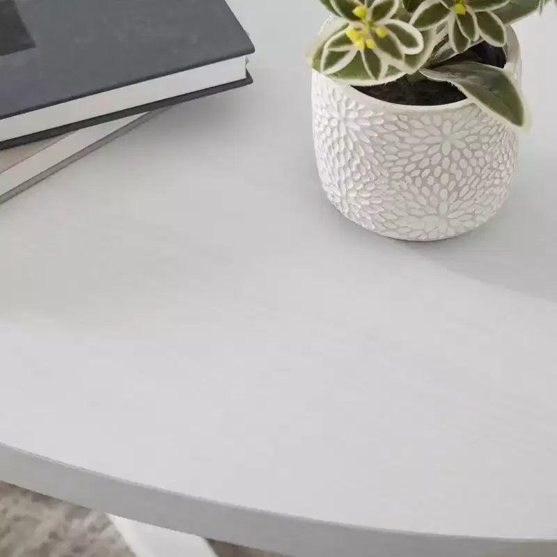 Modern Harmony Wood Round End Table