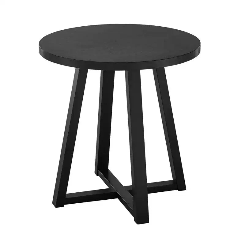 Modern Harmony Wood Round End Table