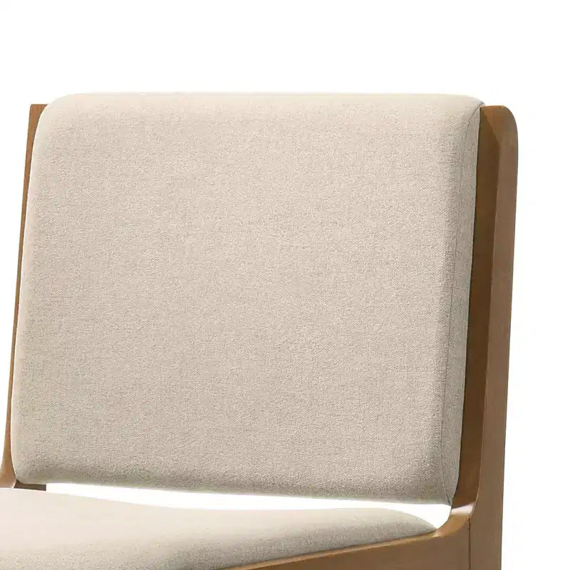 Set da pranzo Christopher Knight Home Solace da 5 pezzi in tessuto e legno di gomma, stile moderno di metà secolo