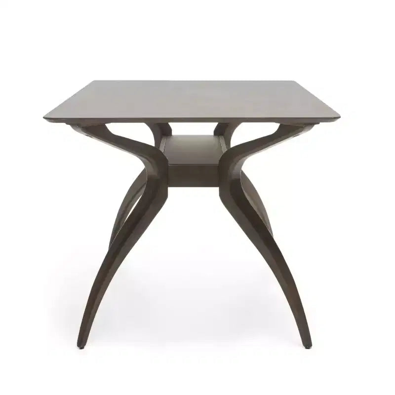 Set da pranzo Christopher Knight Home Solace da 5 pezzi in tessuto e legno di gomma, stile moderno di metà secolo