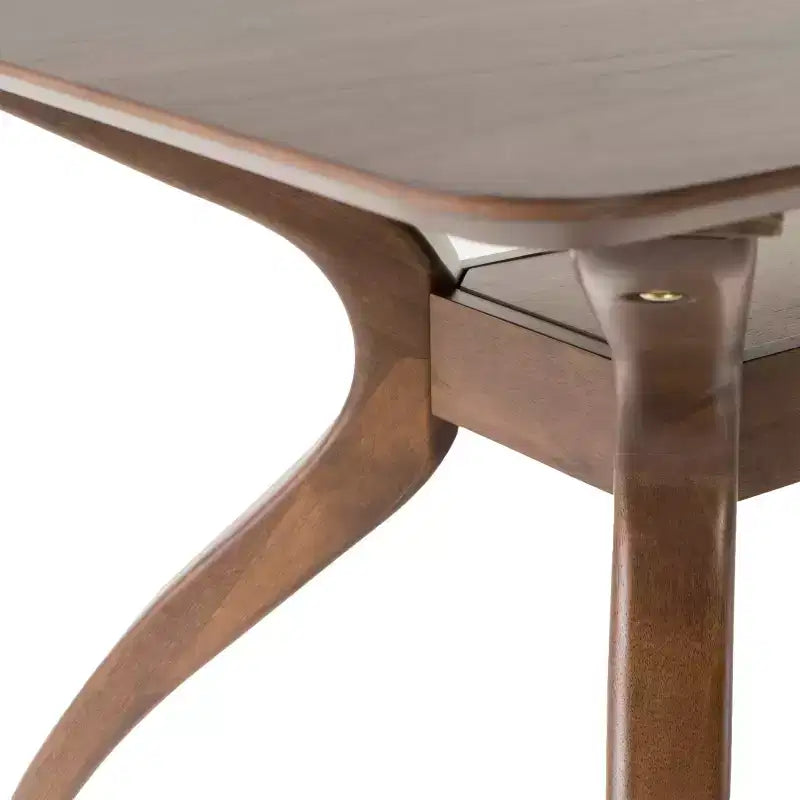 Set da pranzo Christopher Knight Home Solace da 5 pezzi in tessuto e legno di gomma, stile moderno di metà secolo