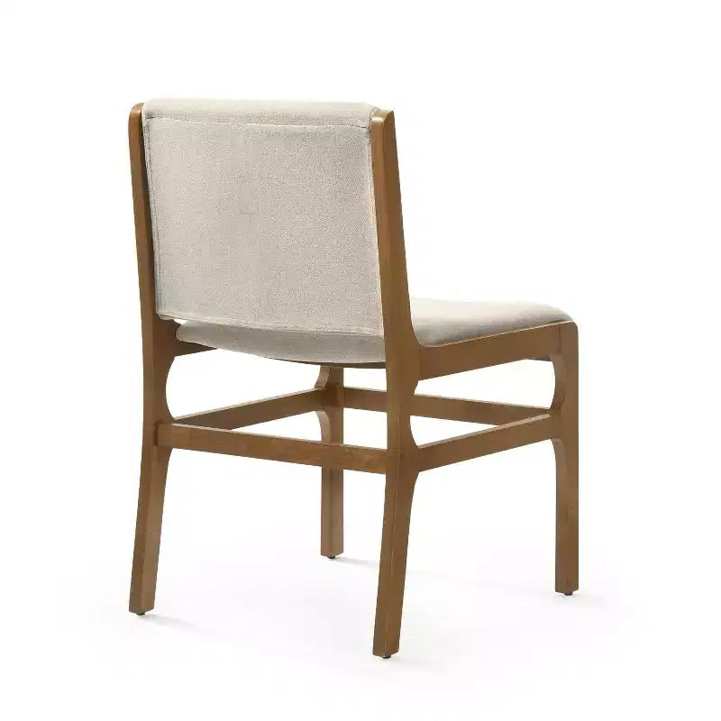 Set da pranzo Christopher Knight Home Solace da 5 pezzi in tessuto e legno di gomma, stile moderno di metà secolo