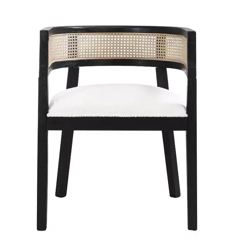 Christopher Knight Home Allen 3-teiliges Sitzmöbelset aus Holz und Rohrgeflecht im Mid-Century-Modern-Stil
