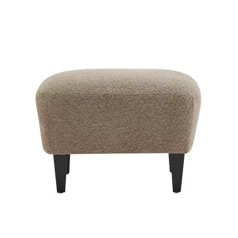 Christopher Knight Home Gerald eigentijdse set met bouclé gestoffeerde clubfauteuil en voetenbank