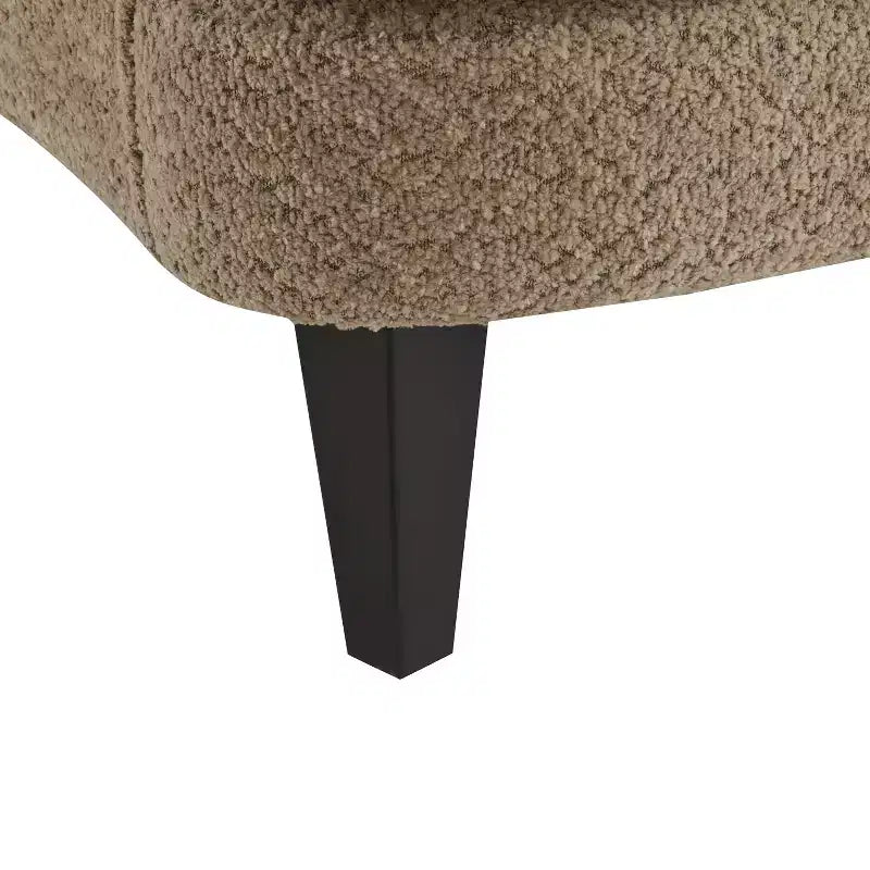 Christopher Knight Home Gerald eigentijdse set met bouclé gestoffeerde clubfauteuil en voetenbank