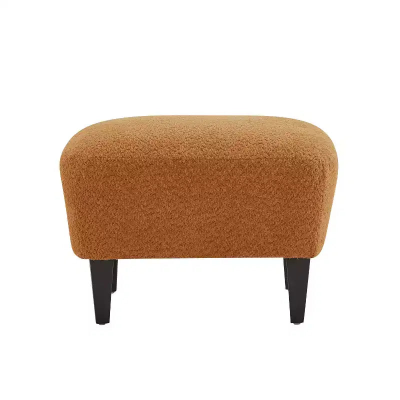Christopher Knight Home Gerald eigentijdse set met bouclé gestoffeerde clubfauteuil en voetenbank