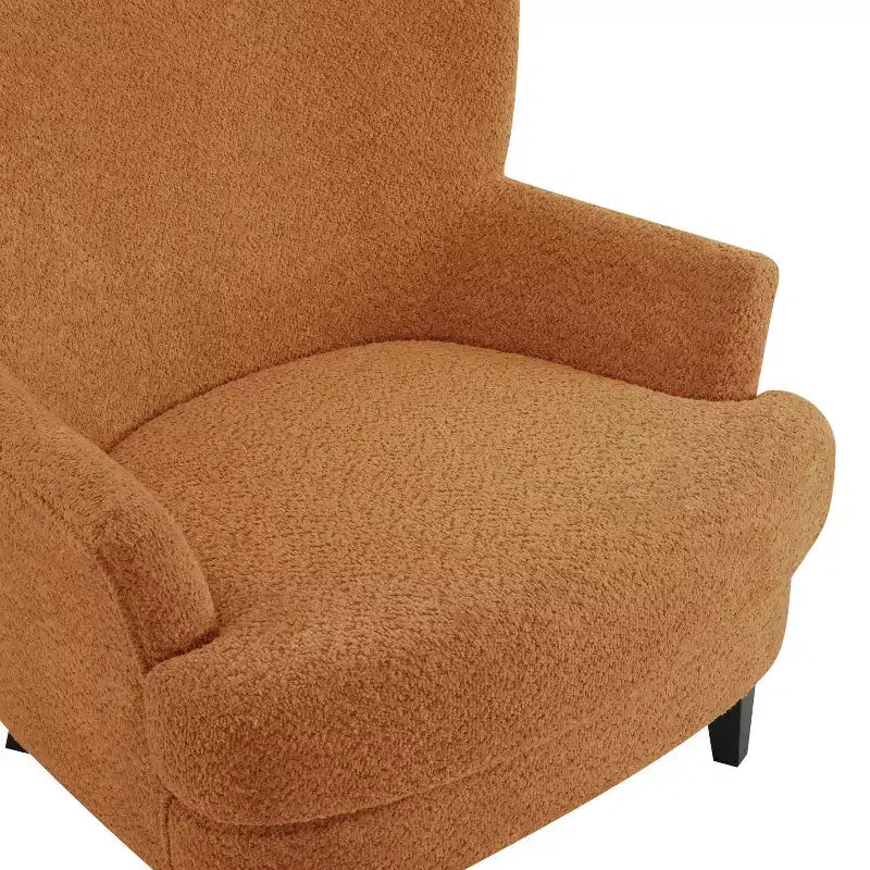 Christopher Knight Home Gerald eigentijdse set met bouclé gestoffeerde clubfauteuil en voetenbank