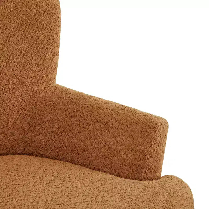 Christopher Knight Home Gerald eigentijdse set met bouclé gestoffeerde clubfauteuil en voetenbank