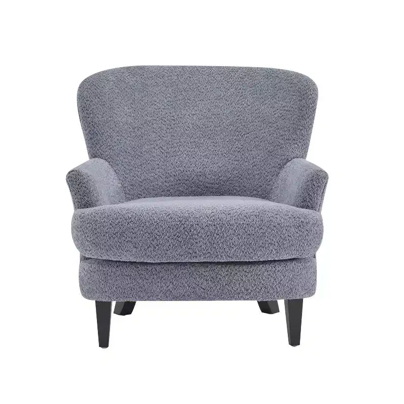 Christopher Knight Home Gerald eigentijdse set met bouclé gestoffeerde clubfauteuil en voetenbank