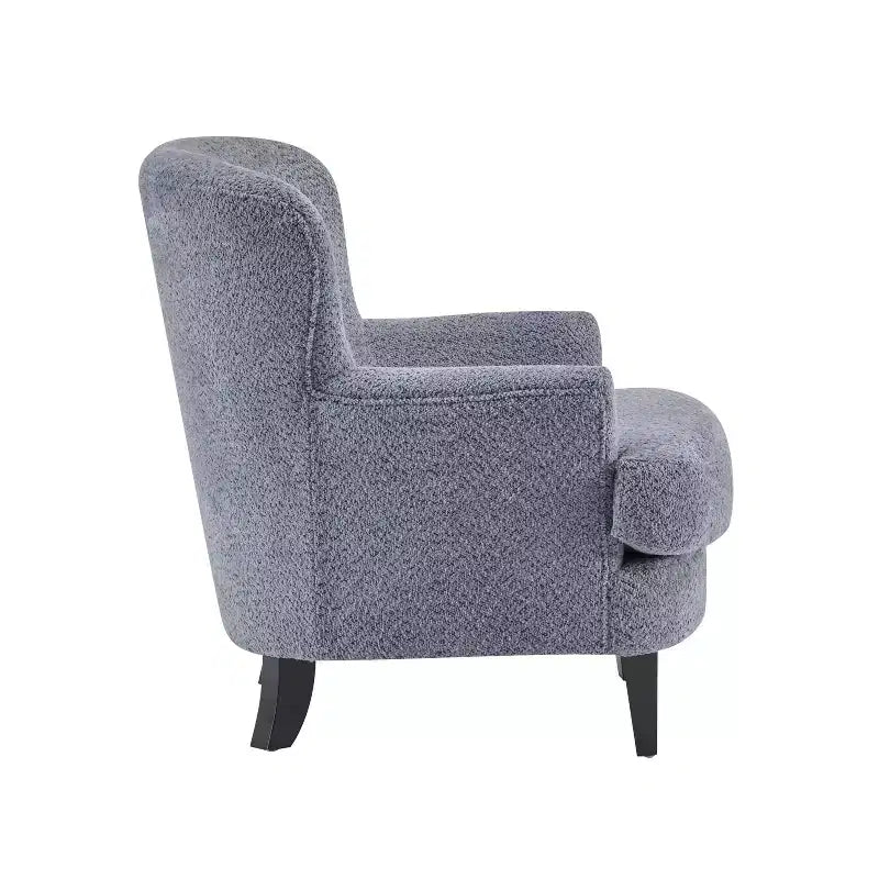 Christopher Knight Home Gerald eigentijdse set met bouclé gestoffeerde clubfauteuil en voetenbank