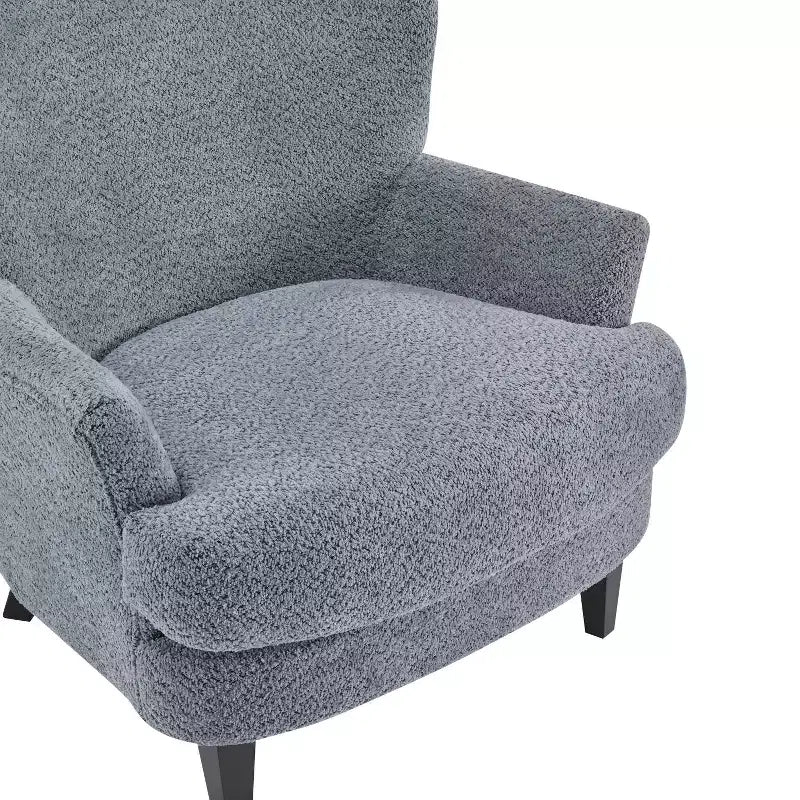 Christopher Knight Home Gerald eigentijdse set met bouclé gestoffeerde clubfauteuil en voetenbank