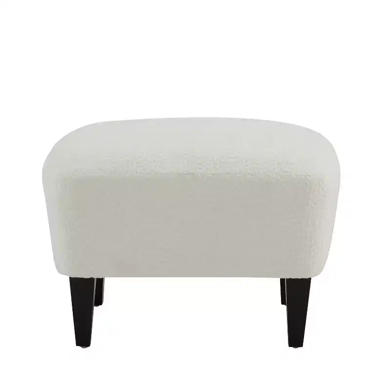 Christopher Knight Home Gerald eigentijdse set met bouclé gestoffeerde clubfauteuil en voetenbank