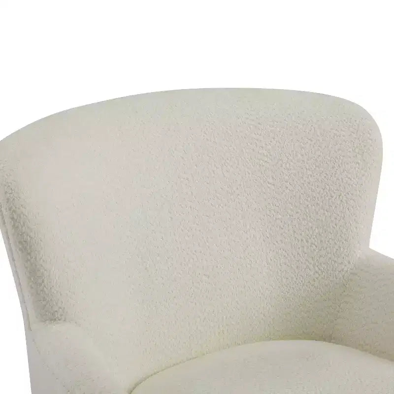 Christopher Knight Home Gerald eigentijdse set met bouclé gestoffeerde clubfauteuil en voetenbank