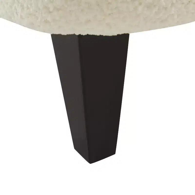 Christopher Knight Home Gerald eigentijdse set met bouclé gestoffeerde clubfauteuil en voetenbank