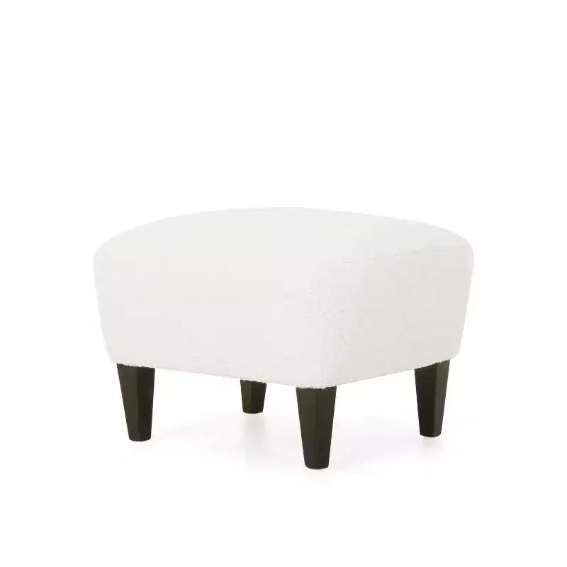 Christopher Knight Home Gerald eigentijdse set met bouclé gestoffeerde clubfauteuil en voetenbank