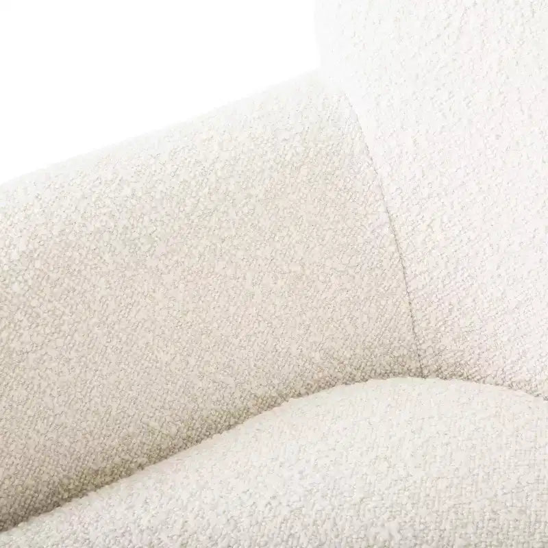 Christopher Knight Home Gerald eigentijdse set met bouclé gestoffeerde clubfauteuil en voetenbank