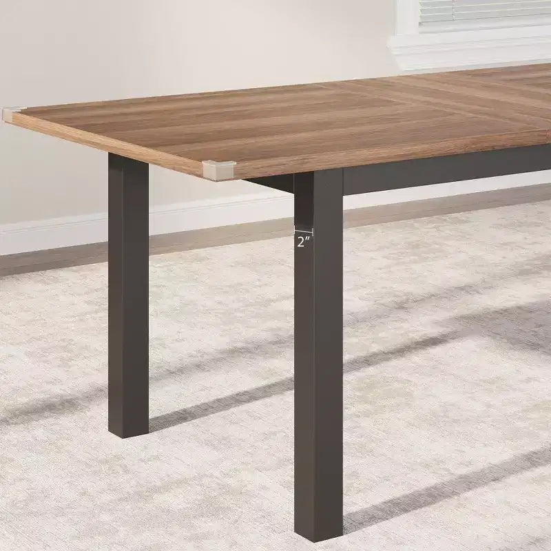 Set da tavolo da pranzo da 5 pezzi per 4-6 persone, set da tavolo da pranzo estensibile grande da 63 pollici per 4 persone, tavolo da cucina con panche e sgabelli