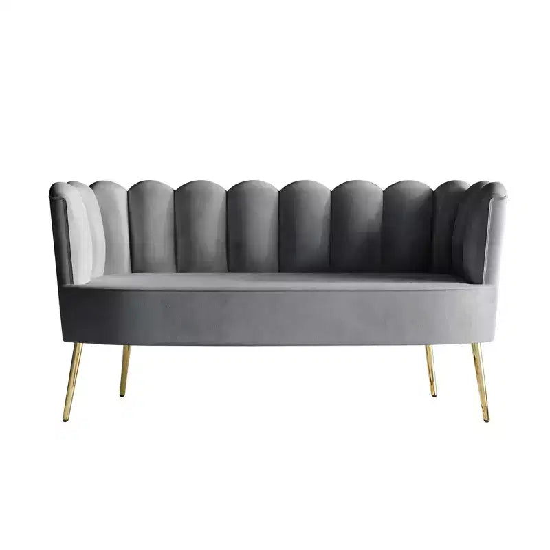 ChaletPosh baršunasta sofa s klupom i stolićem za kavu