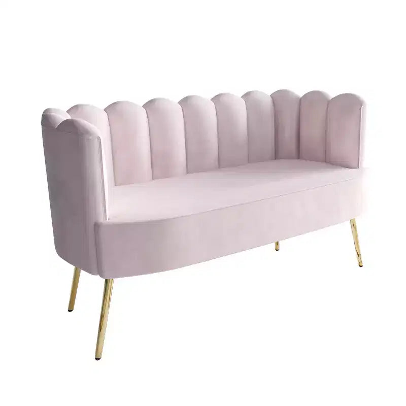 ChaletPosh baršunasta sofa s klupom i stolićem za kavu