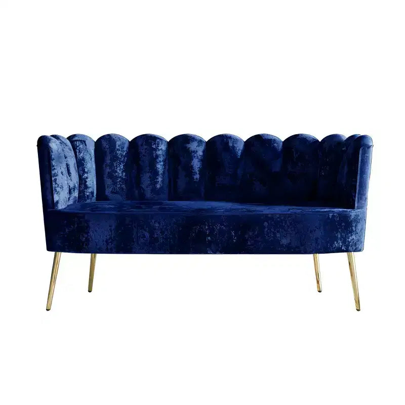 ChaletPosh baršunasta sofa s klupom i stolićem za kavu
