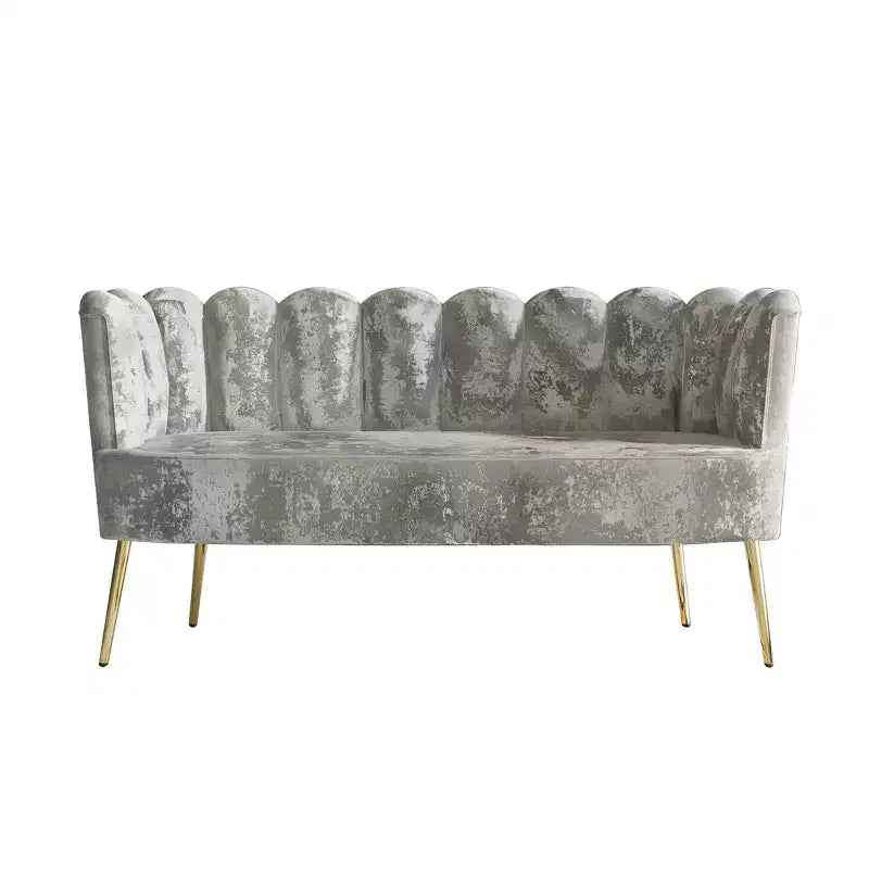 ChaletPosh baršunasta sofa s klupom i stolićem za kavu