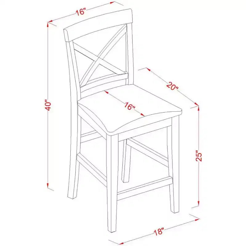 Set Da Pranzo In Legno Duro Asiatico Altezza Bancone Con Tavolo E Sedie