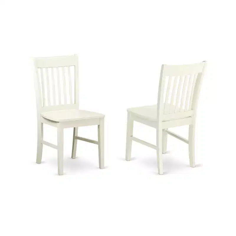 HomeStock Set da Pranzo in Lino Bianco Foglia a Farfalla Stile Formale 7 Pezzi