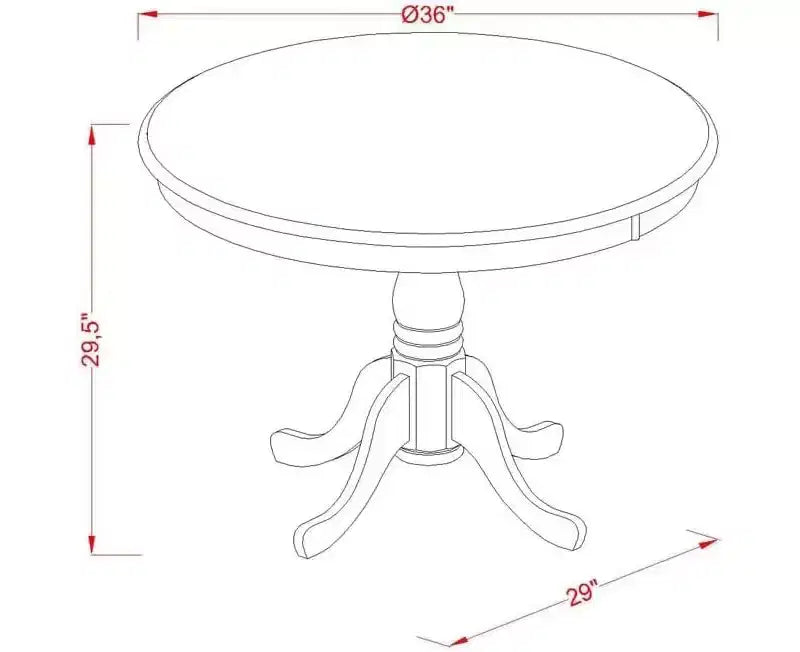 Set da tavola HomeStock 5 pezzi con un tavolo da pranzo e 4 sedie in similpelle in bianco lino