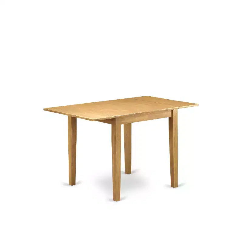 HomeStock Set da Pranzo Finitura Rovere Stile Mid-Century 1234
