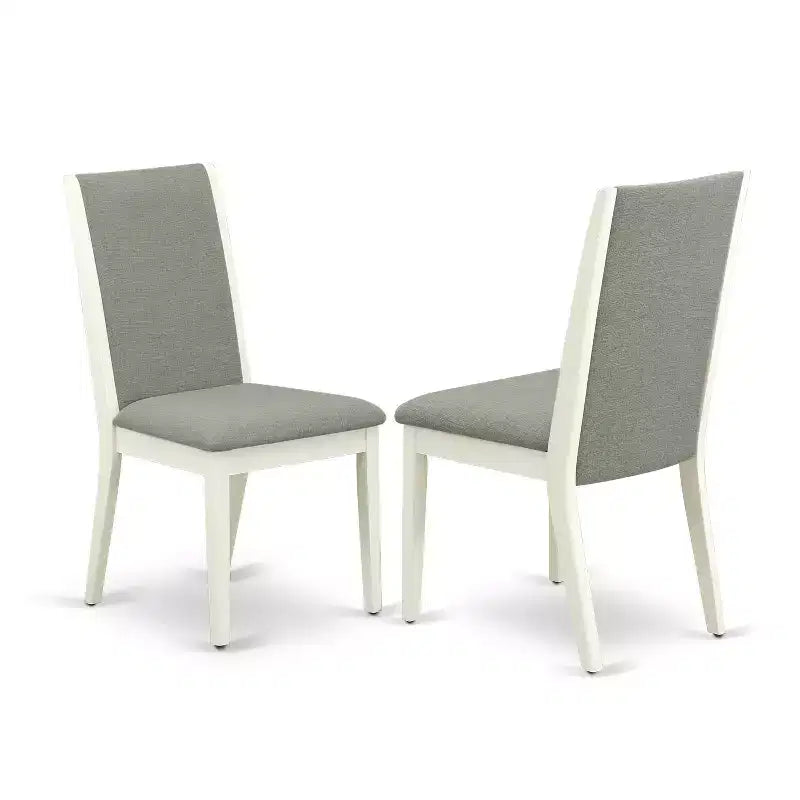 Set da Tavolo da Cucina Rotondo HomeStock con 2 Sedie in Lino Stile Moderno