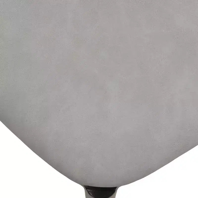 LeisureMod Verve Set da pranzo 5 pezzi - Tavolo rotondo con piano in MDF da 36, 4 sedie da pranzo laterali in pelle