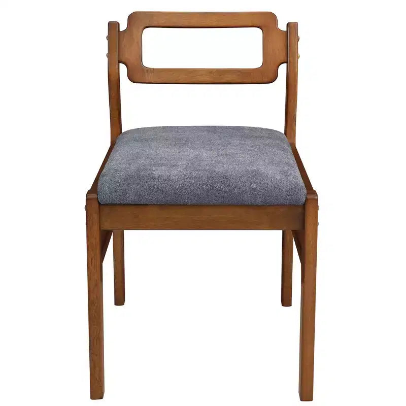 Whisen Modern Set da Pranzo Allungabile da 5 Pezzi con Tavolo in Legno, Due Allunghe a Ribalta e Sedie Imbottite