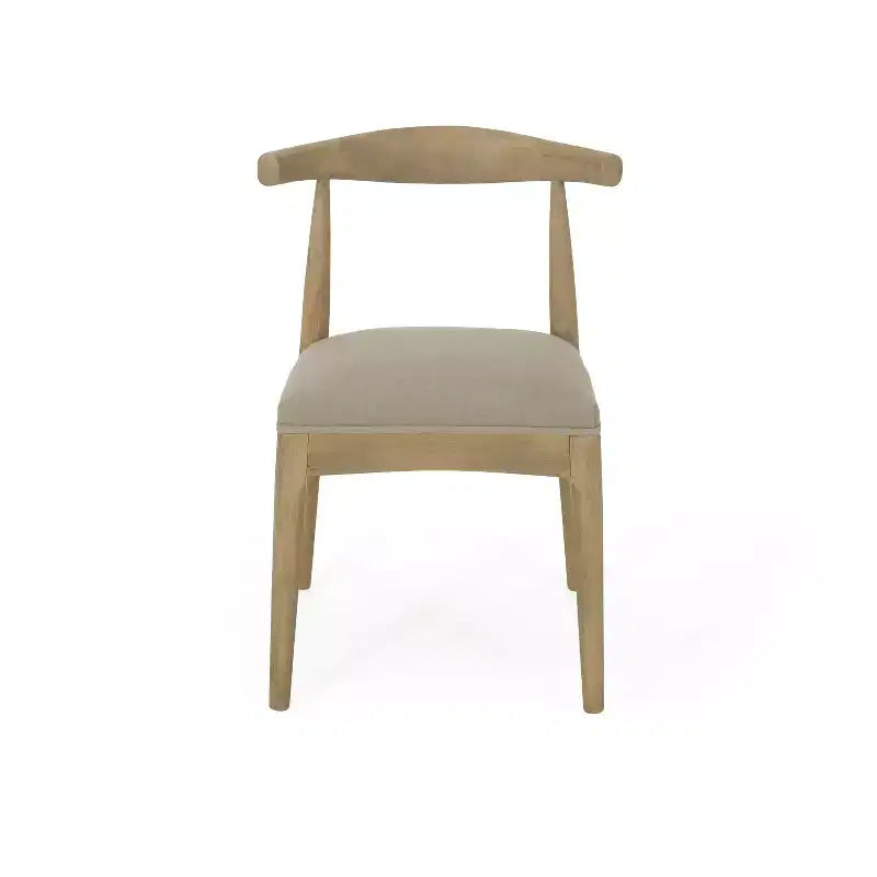 Set da pranzo Vanus a 7 pezzi in legno di Hevea con tappezzeria e design moderno di metà secolo Christopher Knight Home