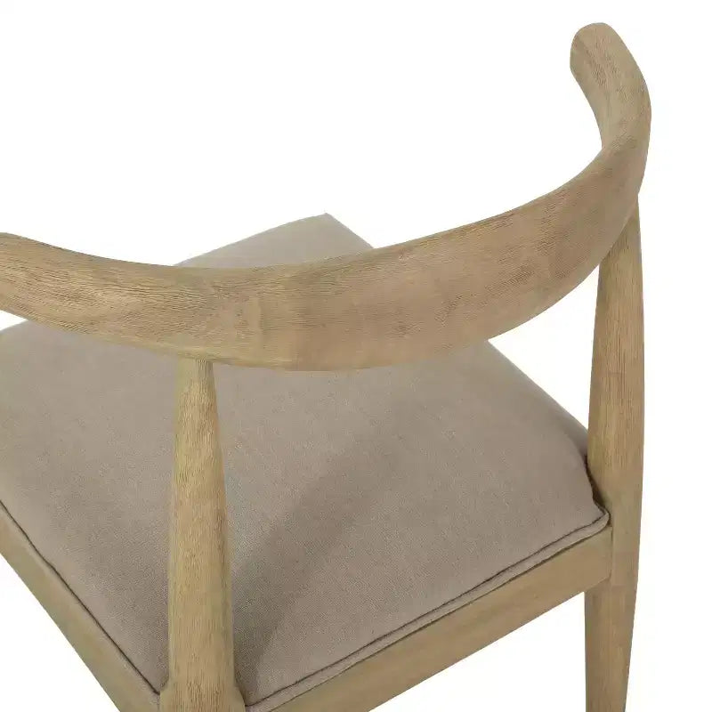 Set da pranzo Vanus a 7 pezzi in legno di Hevea con tappezzeria e design moderno di metà secolo Christopher Knight Home