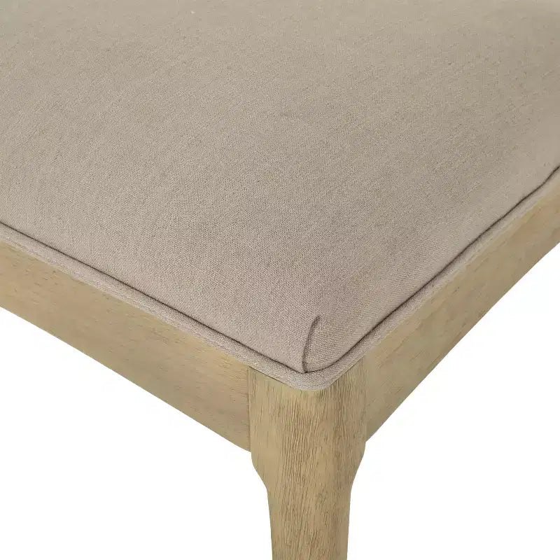 Set da pranzo Vanus a 7 pezzi in legno di Hevea con tappezzeria e design moderno di metà secolo Christopher Knight Home