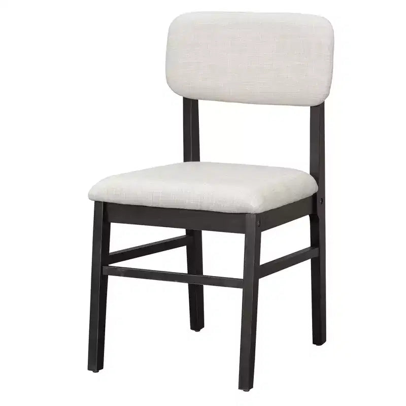 Set da Pranzo 6 Pezzi Tavolo da Pranzo Set Tavolo da Cucina con Sedie Imbottite e Panchina, Stile Rustico Fattoria, Naturale/Espresso-ModernLuxe