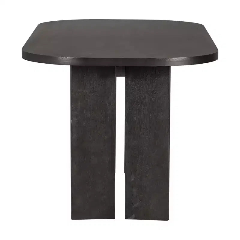 Set tavolo da pranzo Whisen 6 pezzi in legno massello con panca e sedie imbottite per cucina o sala da pranzo, stile moderno rustico, disponibile in 2 colori classici