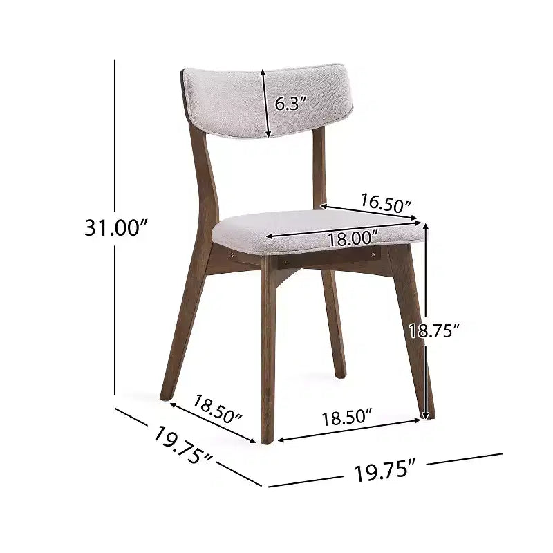 Christopher Knight Home Lara Set da pranzo imbottito in gomma con 5 pezzi, stile moderno del Mid-Century