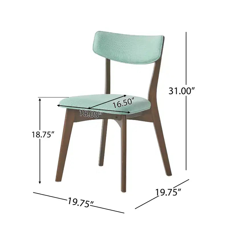 Christopher Knight Home Lara Set da pranzo imbottito in gomma con 5 pezzi, stile moderno del Mid-Century