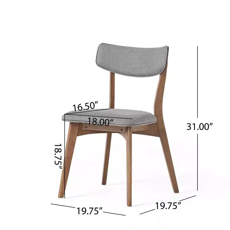 Christopher Knight Home Lara Set da pranzo imbottito in gomma con 5 pezzi, stile moderno del Mid-Century