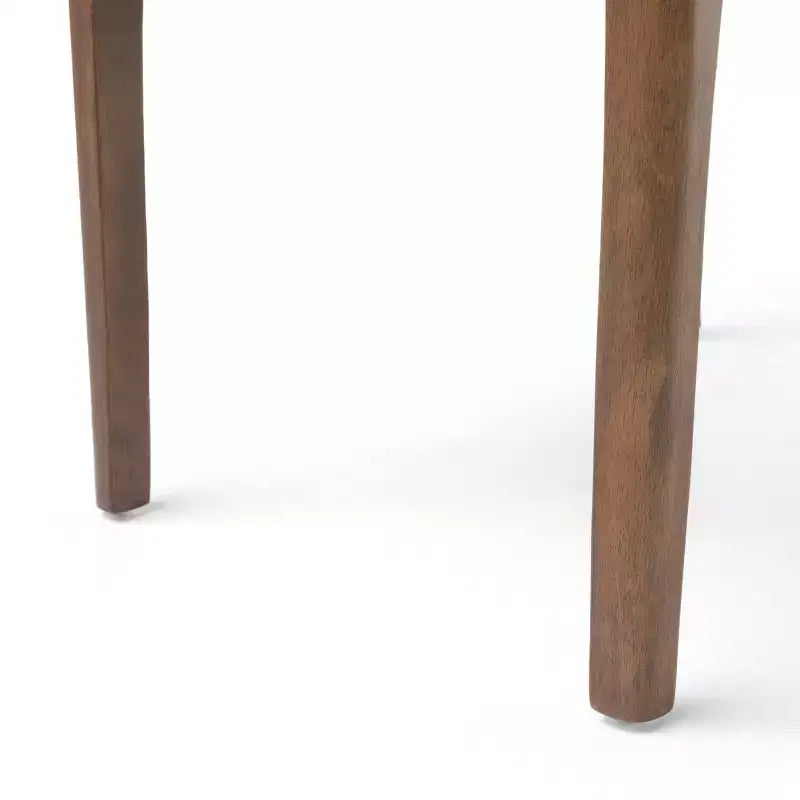 Christopher Knight Home Kwame Set da Pranzo 7 Pezzi in Legno Rivestito in Tessuto Stile Moderno Metà Secolo