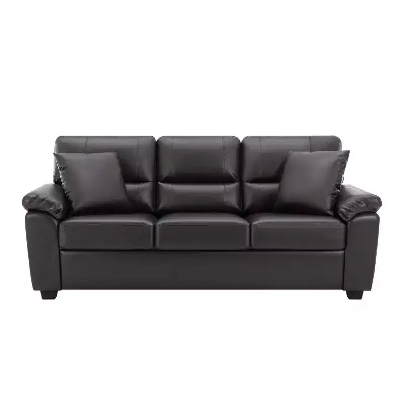 Kunstledersofa und -sessel, ultimativ bequemes Sofa fürs Wohnzimmer - Morden Fort