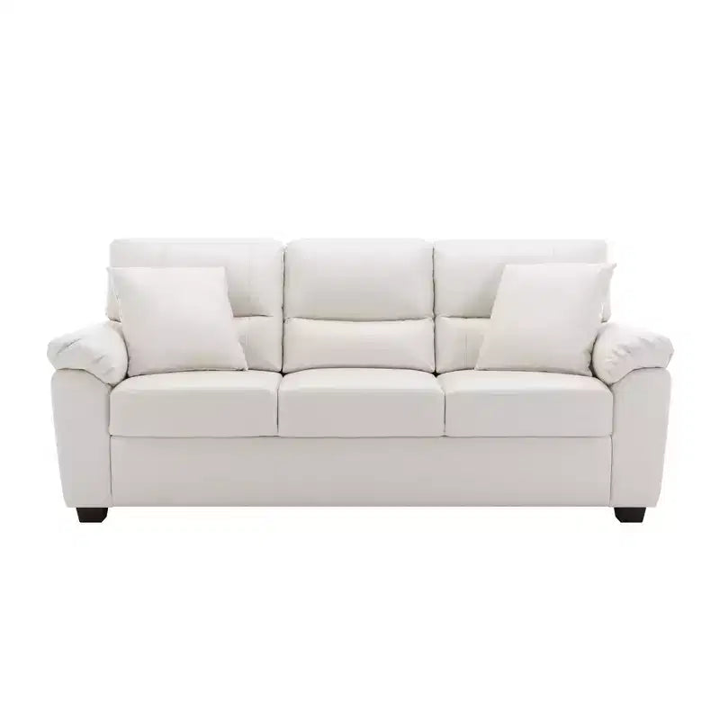 Kunstledersofa und -sessel, ultimativ bequemes Sofa fürs Wohnzimmer - Morden Fort