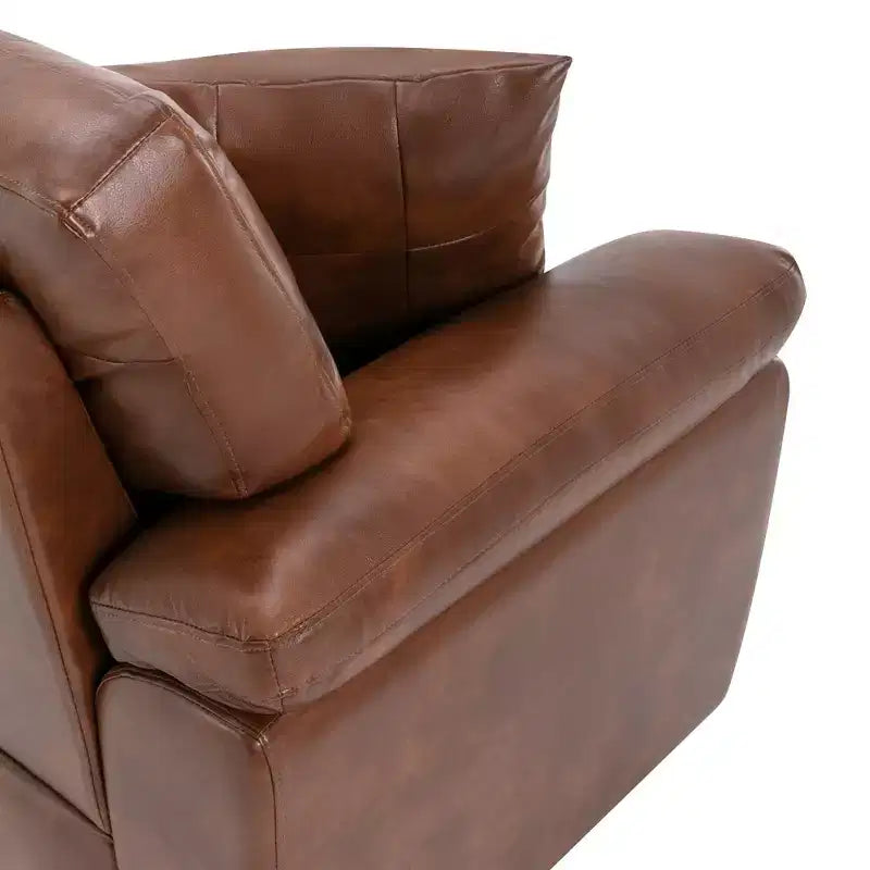 Kunstledersofa und -sessel, ultimativ bequemes Sofa fürs Wohnzimmer - Morden Fort