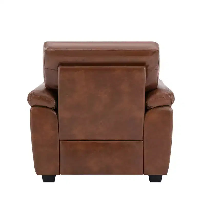 Kunstledersofa und -sessel, ultimativ bequemes Sofa fürs Wohnzimmer - Morden Fort