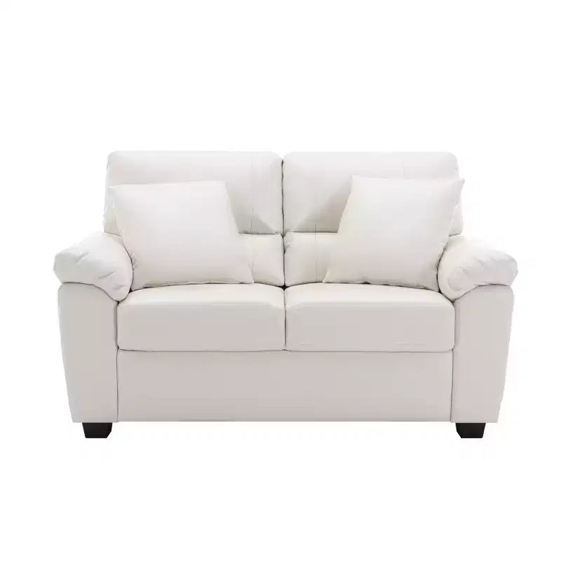 Faux Leather Loveseat and Chair,Ultimate Comfort Couch for Living Room,Lounge Room-Morden Fort