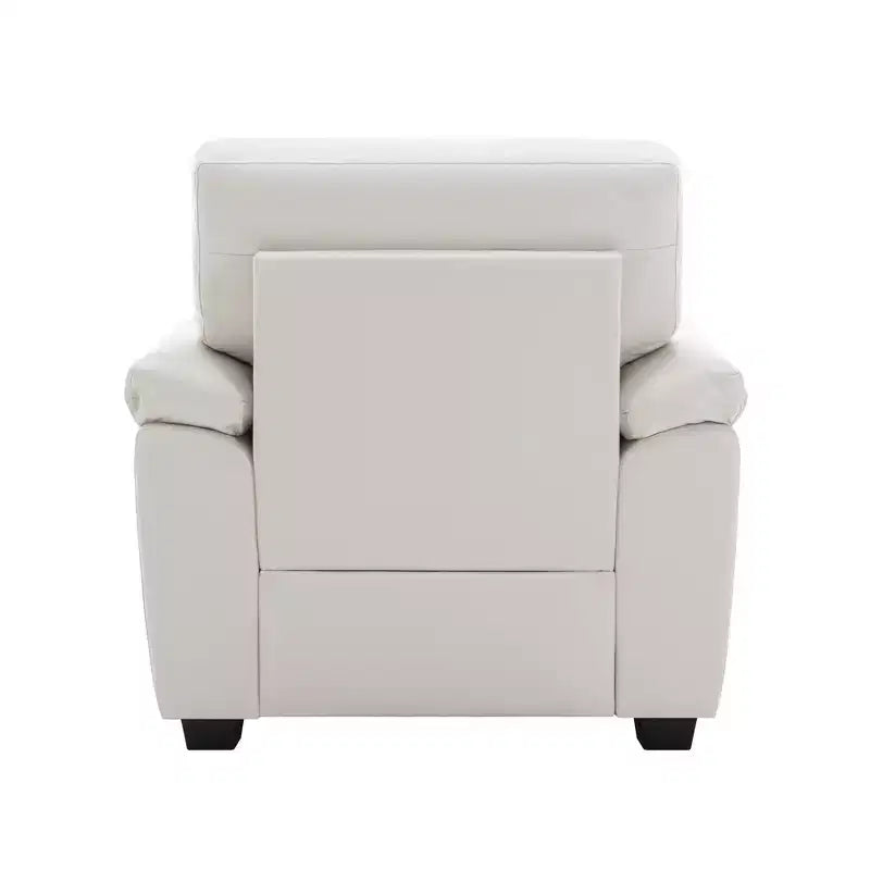 Faux Leather Loveseat and Chair,Ultimate Comfort Couch for Living Room,Lounge Room-Morden Fort