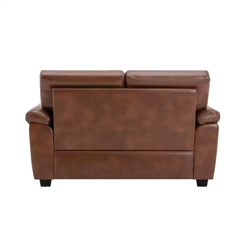 Faux Leather Loveseat and Chair,Ultimate Comfort Couch for Living Room,Lounge Room-Morden Fort