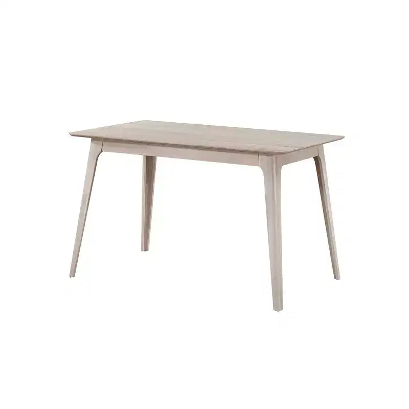 New Classic Furniture, Set da pranzo Oscar 5 pezzi in legno, altezza bancone, in frassino bianco
