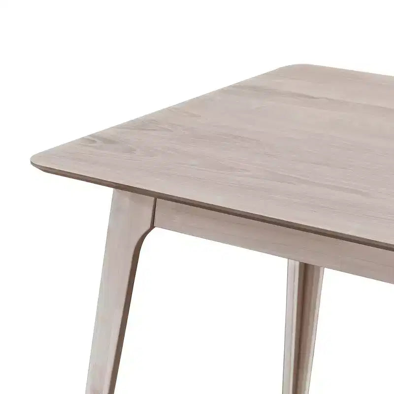 New Classic Furniture, Set da pranzo Oscar 5 pezzi in legno, altezza bancone, in frassino bianco